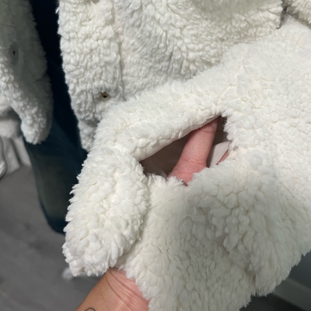 Button Down Teddy Jacket - image 5